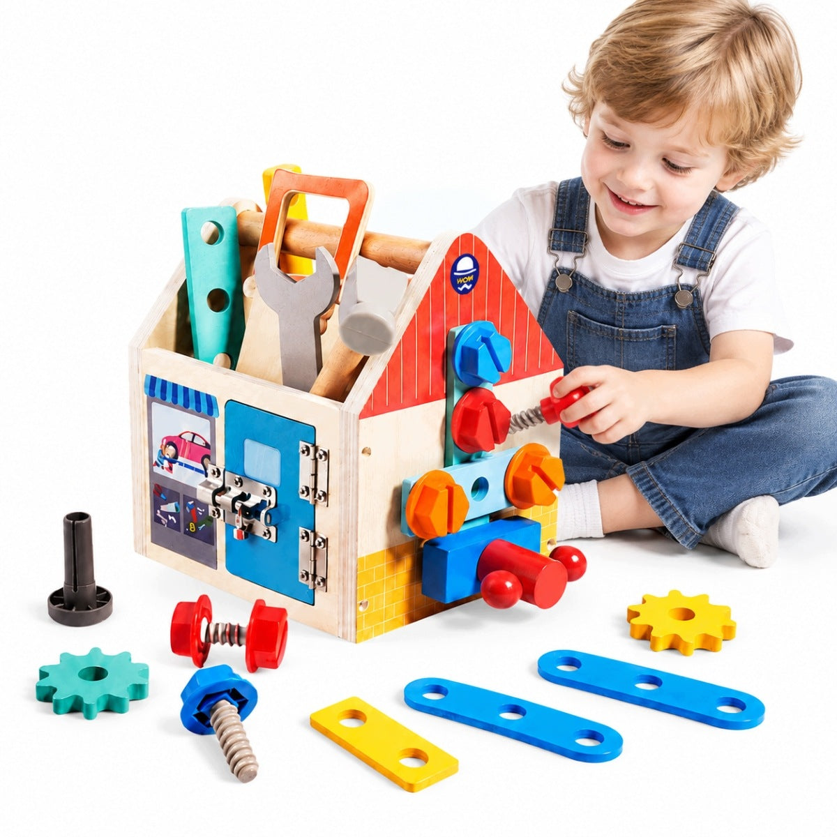 DIY KIT WORKSHOP TOOLS HOUSE FOR TWISTING MONTESSORI
