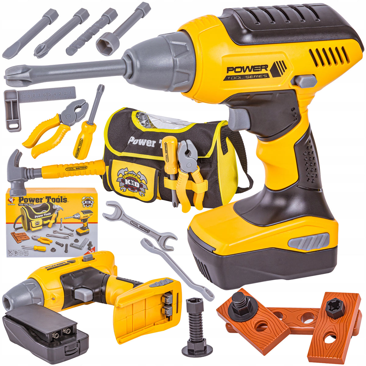 DIY SET SCREWDRIVER Drill + Accessories Tool BAG