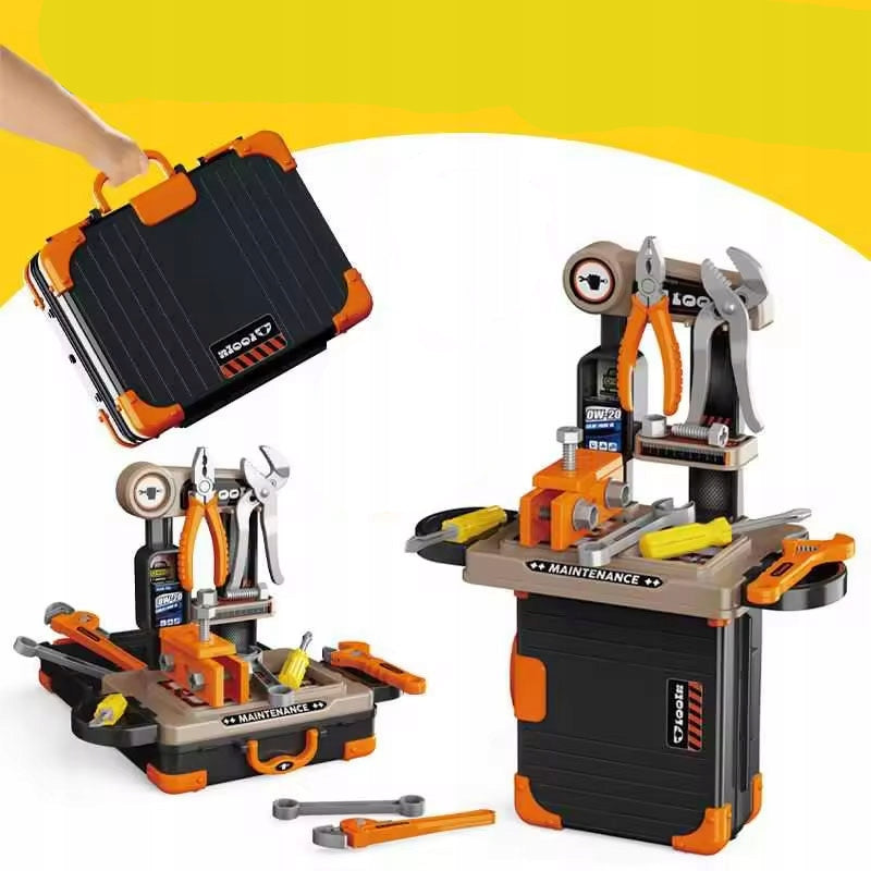DIY TOOL KIT FOR KIDS WORKSHOP BOX LARGE SET Manufacturer code ZESTAW MAJSTERKOWICZA NARZĘDZIA DUŻY ZESTAW
