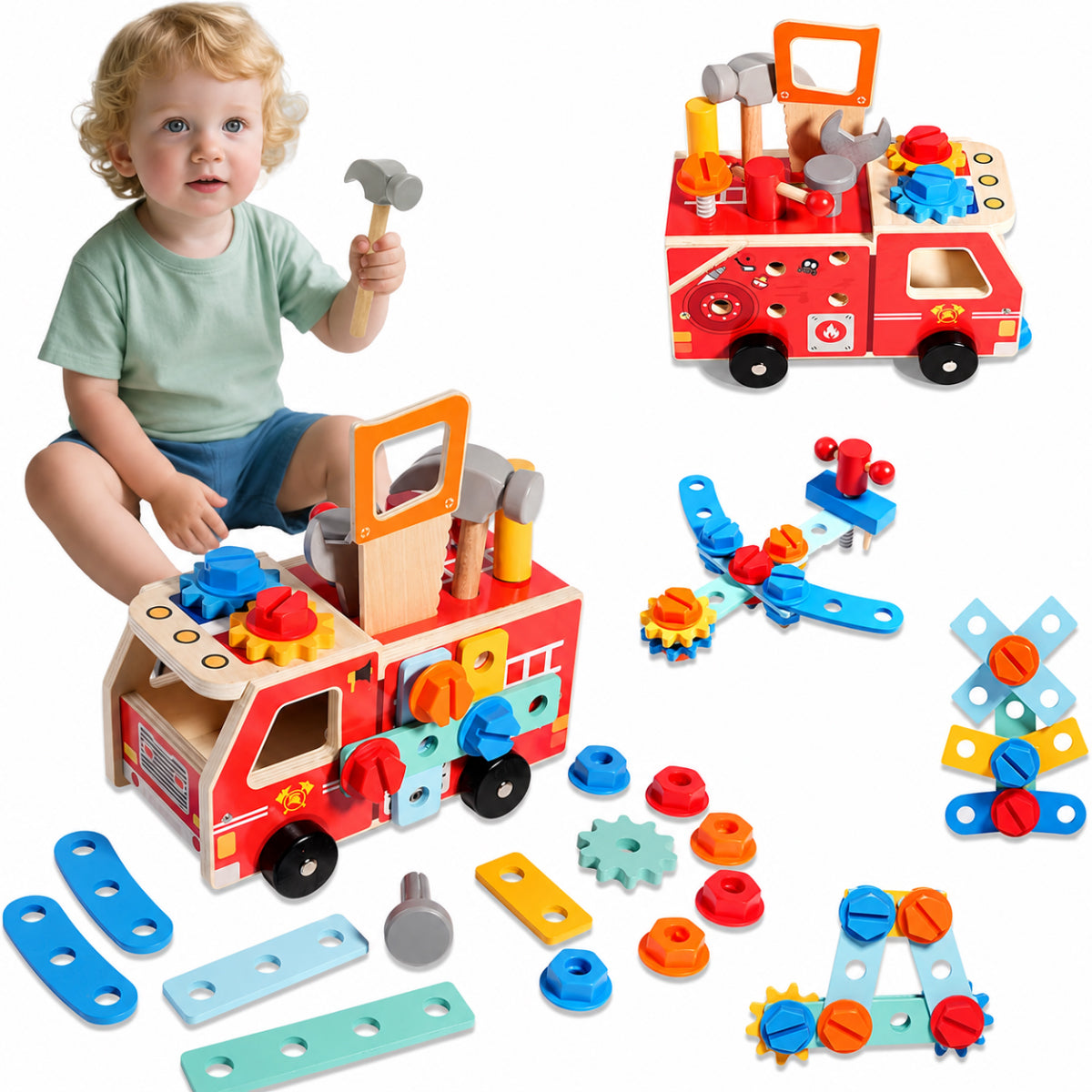 DIY TOOL SET WORKSHOP BOX FOR KIDS