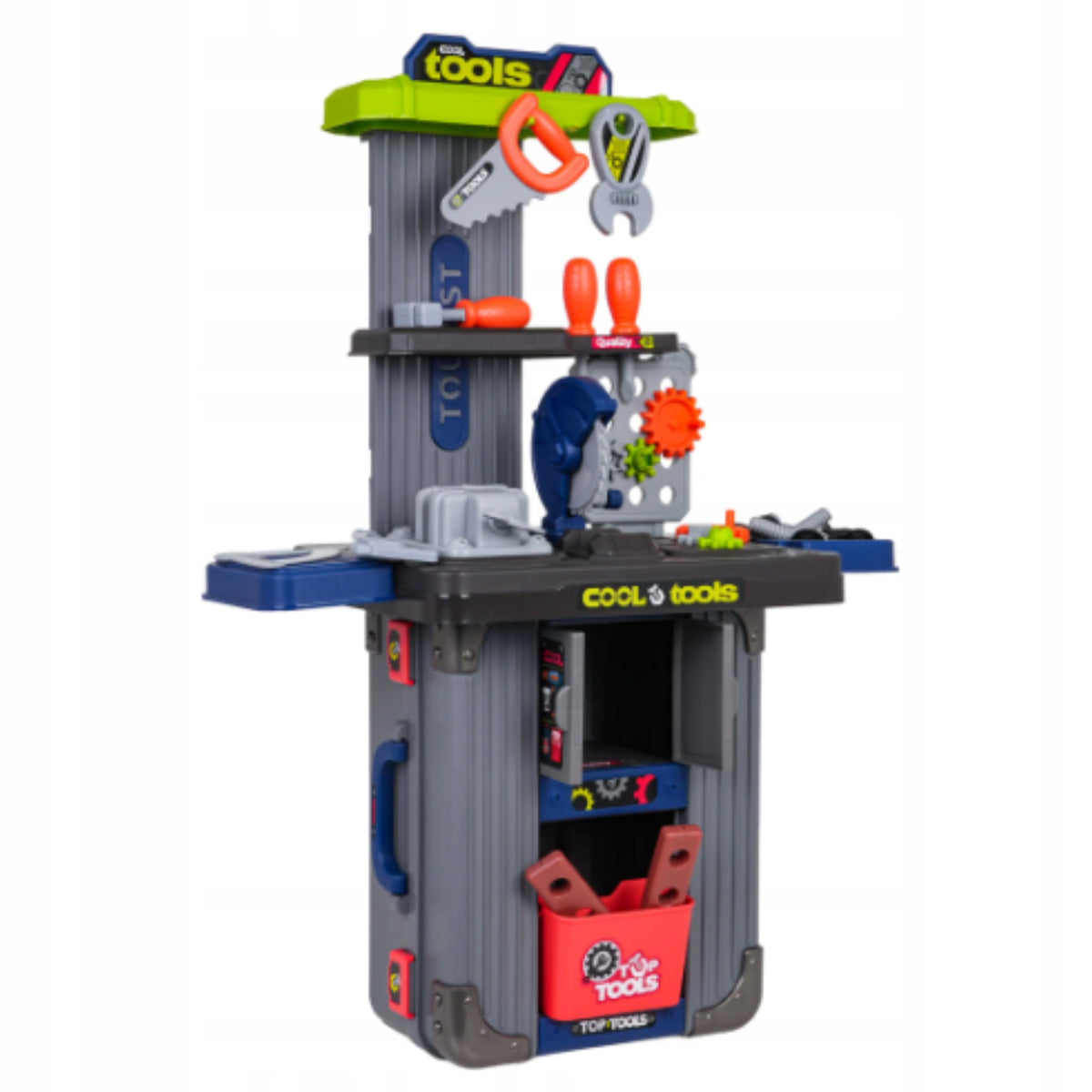 DIY TOY WORKSHOP TOOL SET SUITCASE STROLLER Brand XPart
