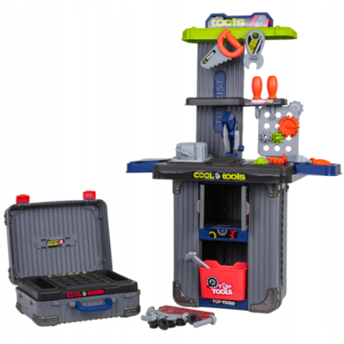 DIY TOY WORKSHOP TOOL SET SUITCASE STROLLER Packaging status original