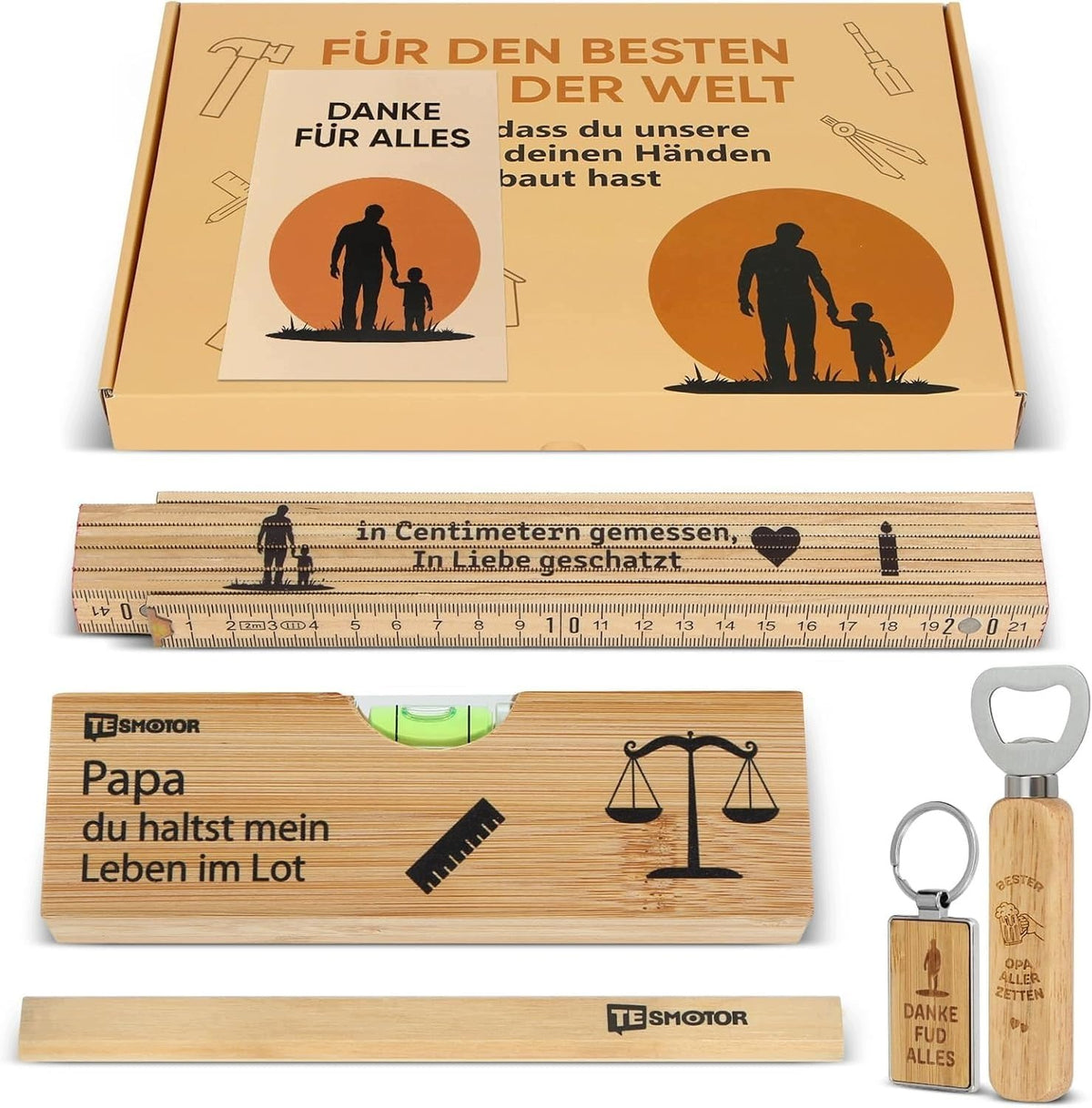 DIY Tools Gift Set Inch 2m Level and Opener