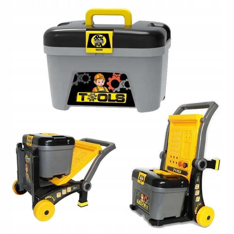 DIY WORKSHOP SMALL DIY TROLLEY TOOL MECHANIC BOXES Brand Play&Smile