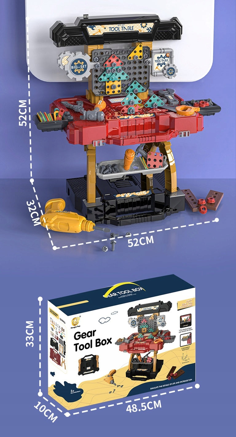 DIY workshop for children 120 el. suitcase + screwdriver Packaging status original