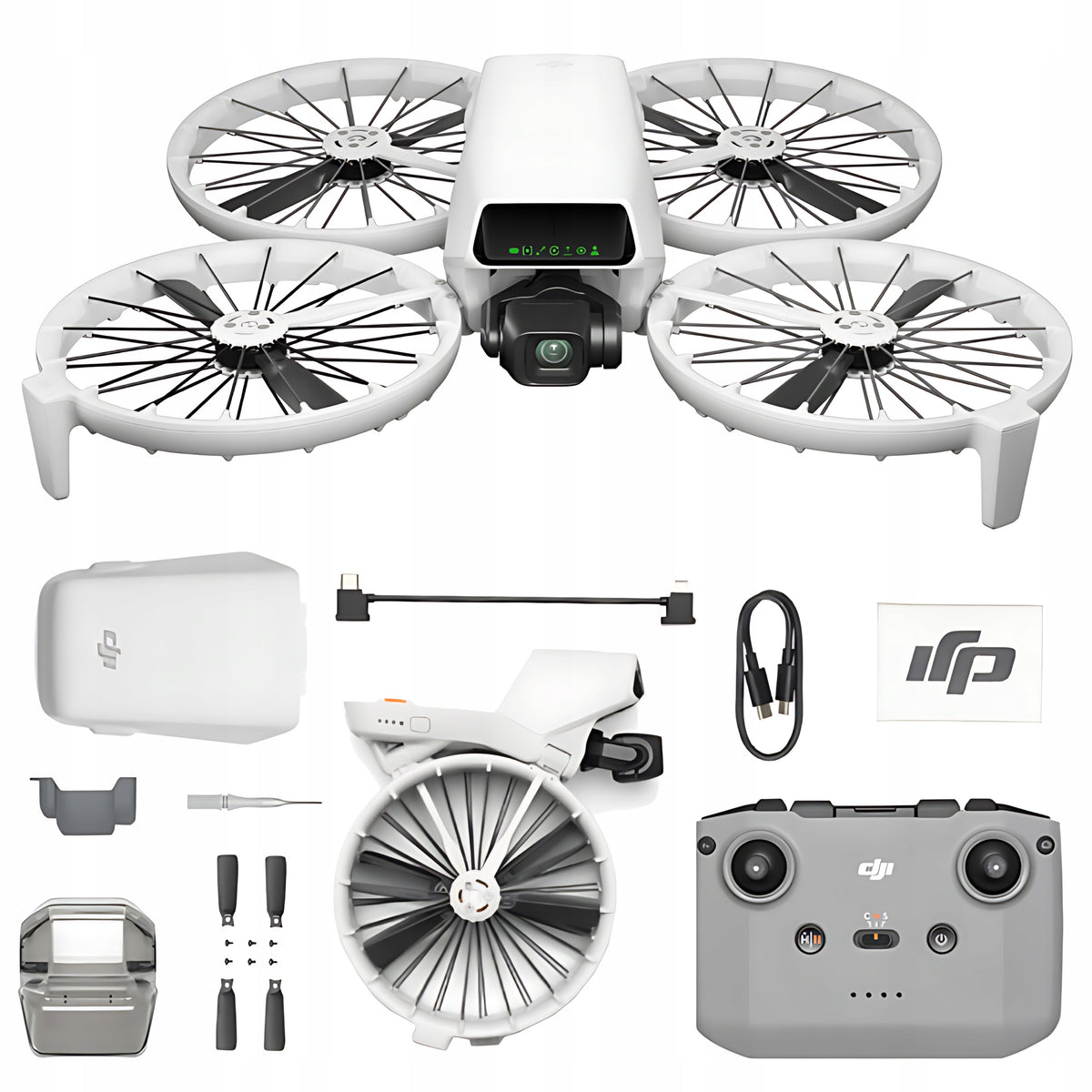 DJI Flip Folding Drone with RC-N3 249g 4K 8KM 31min Flight Packaging status original