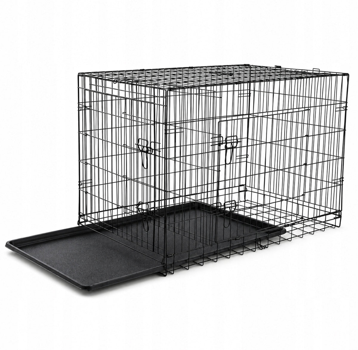 DOG AND CAT CAGE 107X69X75,5CM METAL FOLDING PLAYPEN TRANSPORTER Manufacturer code ART-851