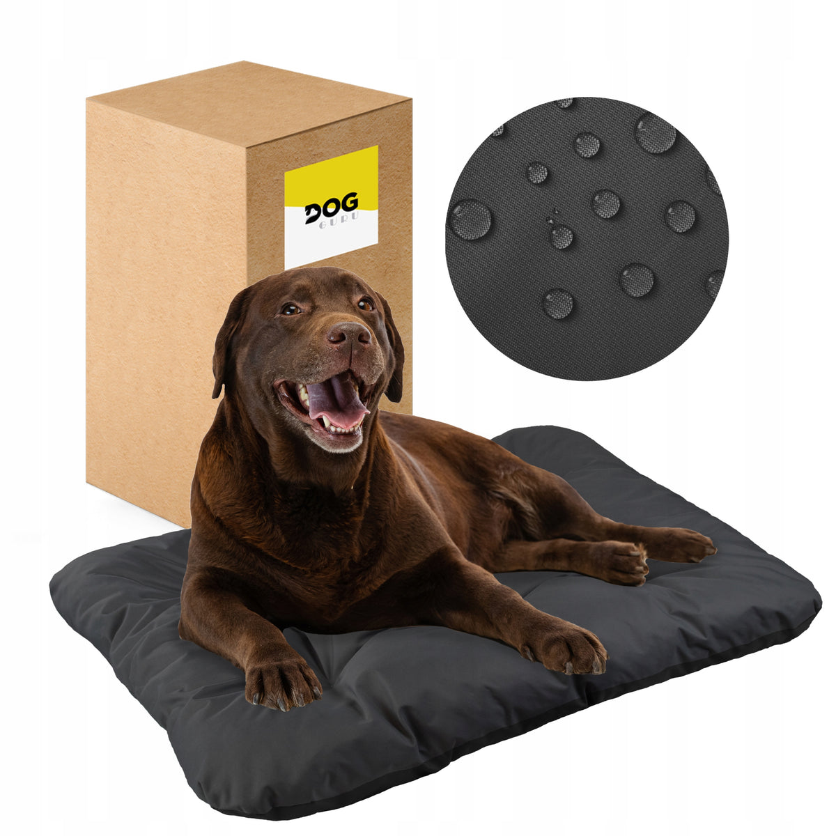 DOG BED 100x70 CM WATERPROOF SOFT BED LARGE CUSHION XL