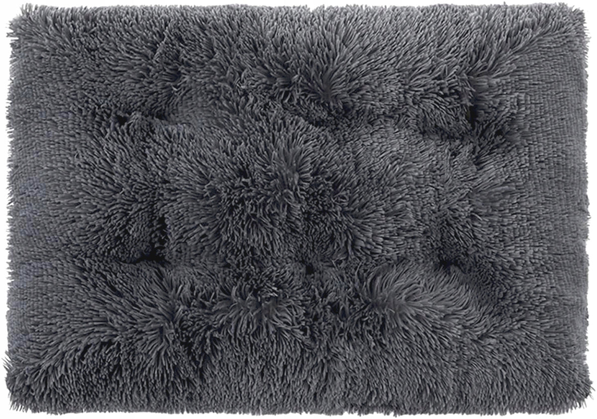 DOG BED SOFT HAIRY LARGE PLUSH SHAGGY BED 120x70 CM Brand Dogguru