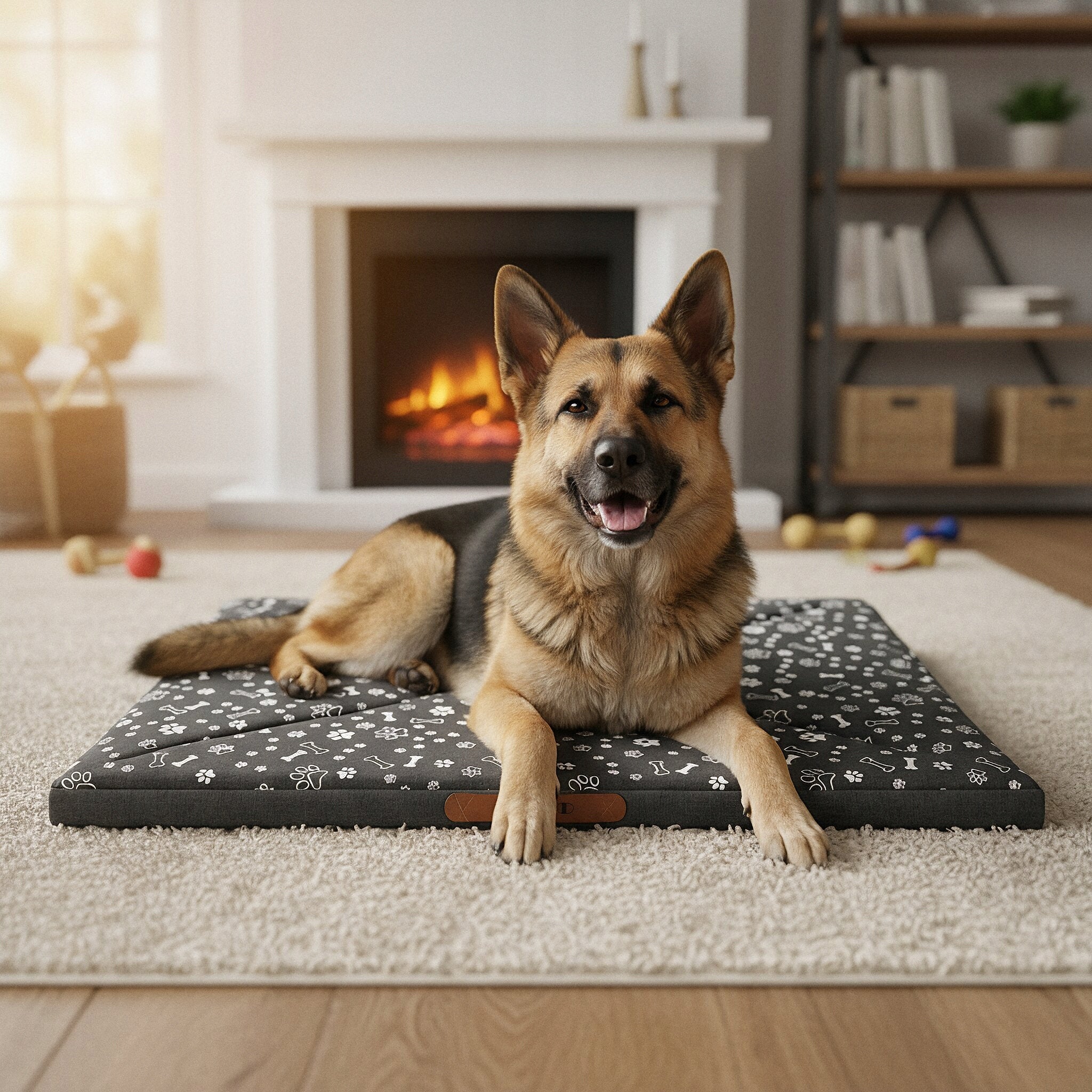 DOG BED WATERPROOF 100x70x5 cm LARGE MATTRESS XL WITH ZIPPER EAN (GTIN) 5902340687475