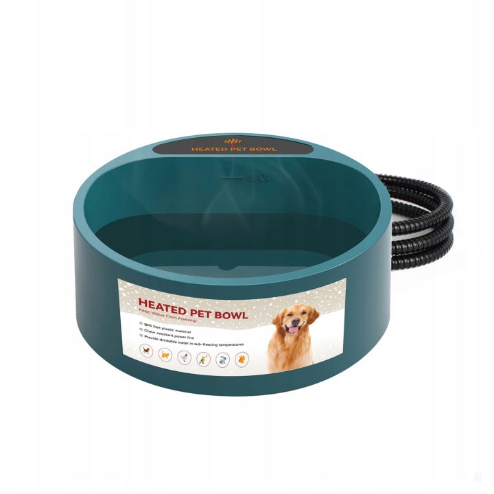 DOG BOWL CAT HEN ANIMALS HEATED LARGE HEATED ON WATER 2.2L Manufacturer code AZ-0105