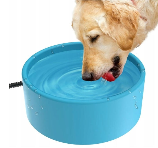 DOG BOWL HEATED Thermostat Water Bowl for Dogs, Cats and