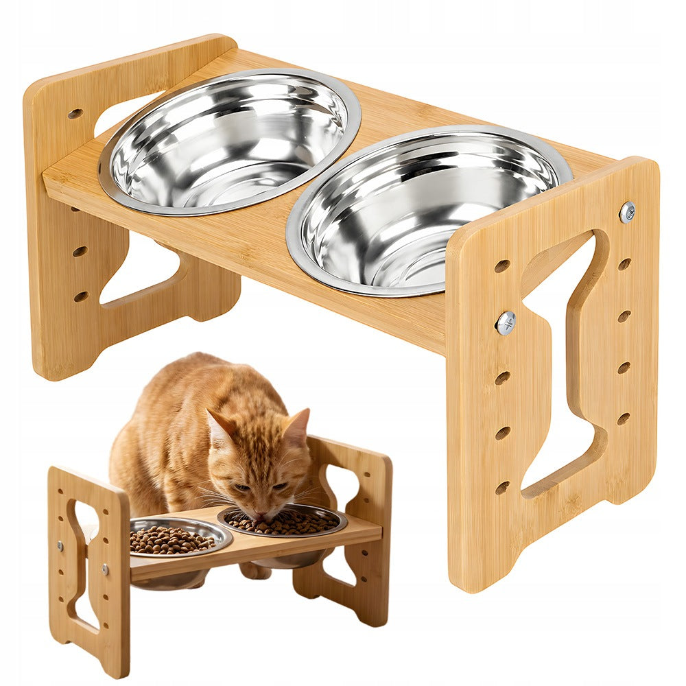 DOG BOWL ON STAND WITH 15° ANGLE HEALTHY DIGESTION