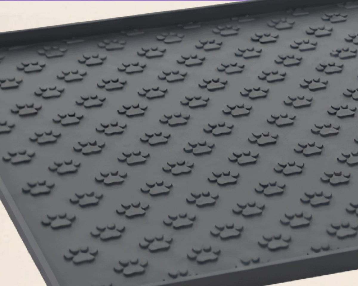 DOG BOWL PAD NON-SLIP SILICONE PROTECTIVE MAT 48x30cm Manufacturer code MATAANTYPOŚLIZGOWAPODMISKĘ