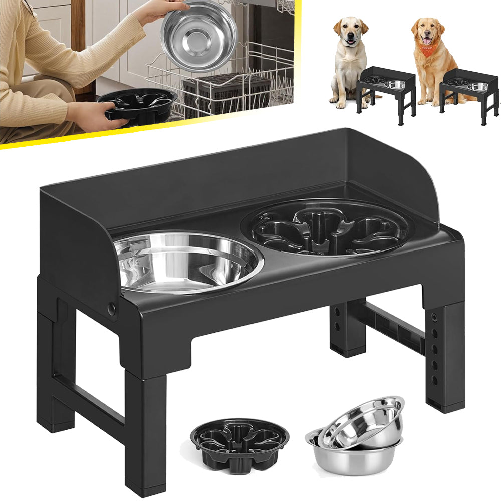 DOG BOWL, RAISED DOG BOWLS, NON-SLIP FOOD BOWL