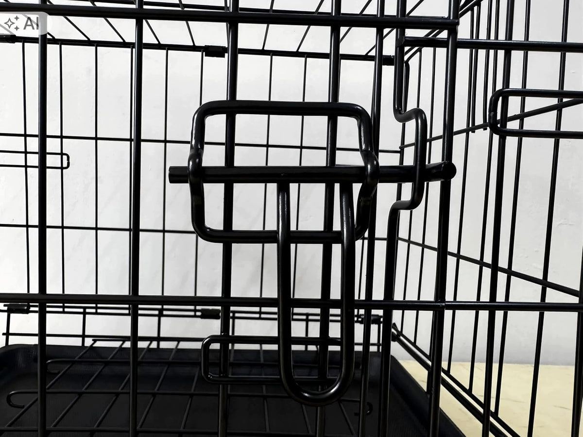DOG CAGE PET TRANSPORTER metal with tray 60 / 42,5 / 49cm Manufacturer code 24DD