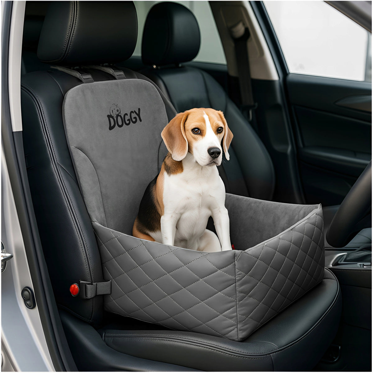DOG CAR SEAT Car Bed with Eco-leather for Cat Dog Manufacturer code ROCSZA1_PIL