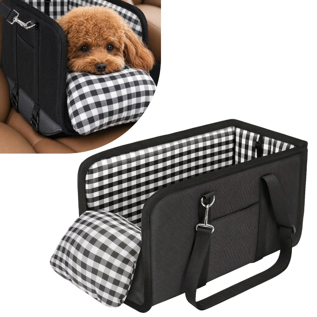 DOG CAR SEAT FOR CONSOLE RAISED SMALL DOG UP TO 5 KG