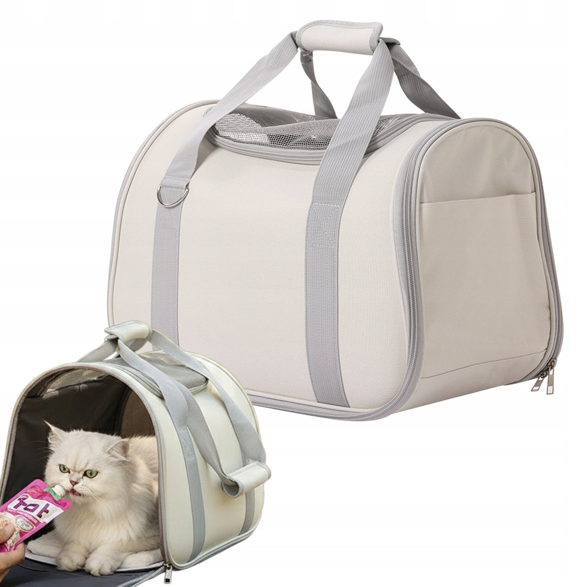 DOG CAT CARRIER M CARRY BAG TRAVEL INSERT STURDY