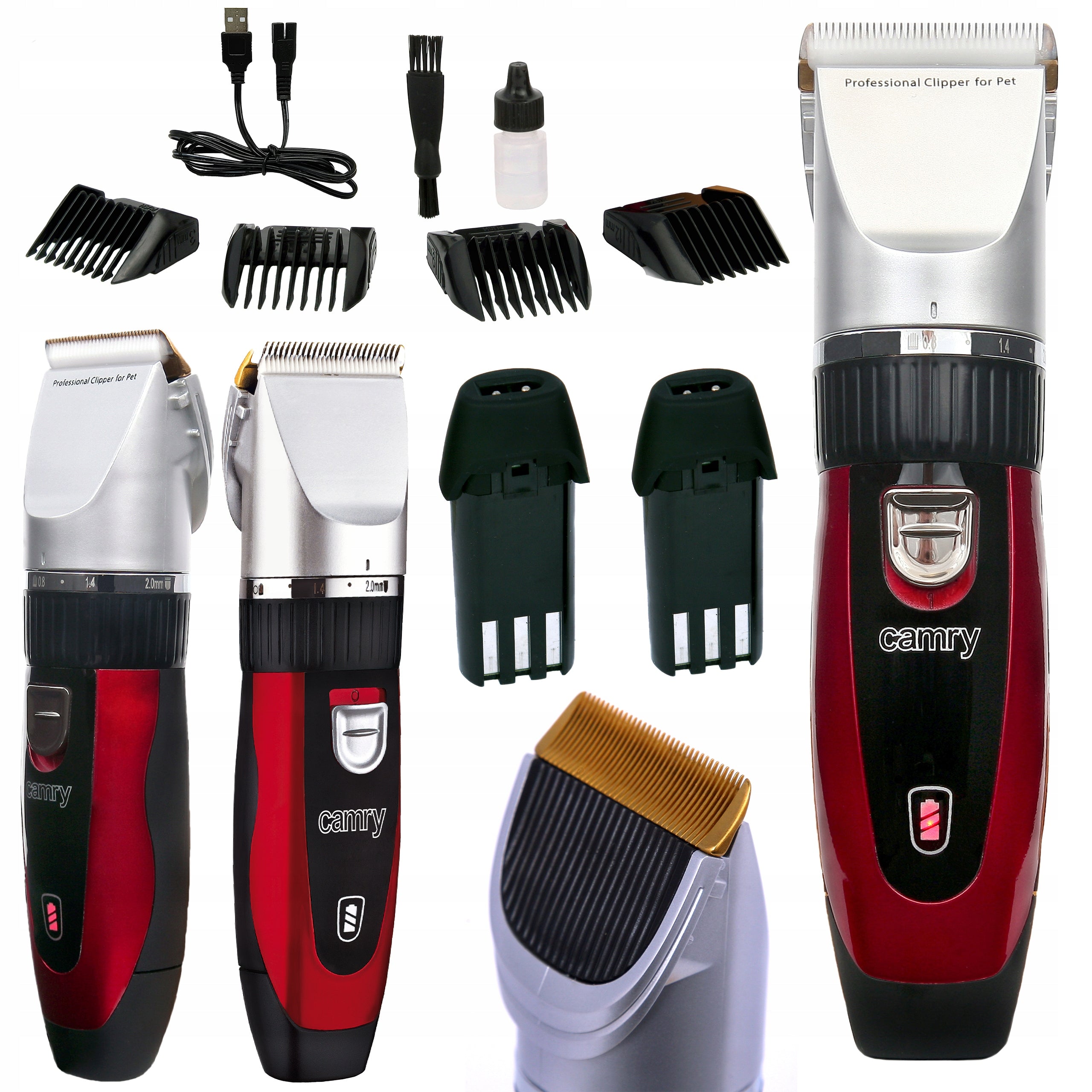 DOG CLIPPER DOG STRONG WIRELESS TITANIUM CAMRY