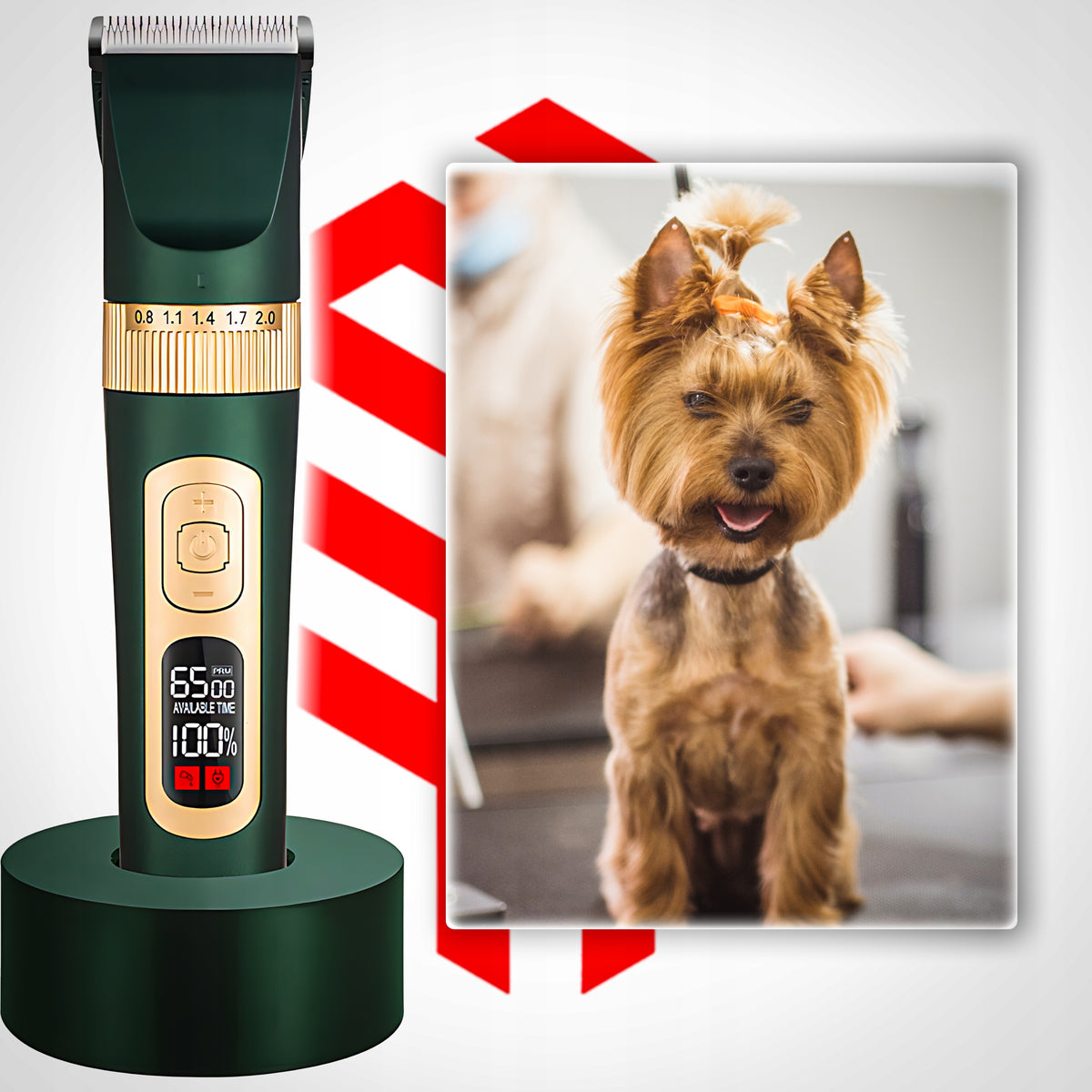 DOG CLIPPER PROFESSIONAL DOG TRIMMER VERY QUIET Manufacturer code ZAM-E1628