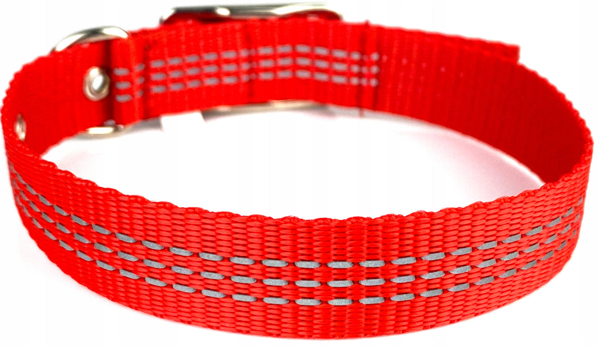 DOG COLLAR WITH REFLECTOR 27-37 CM / 20 MM EAN (GTIN) 5906492818329