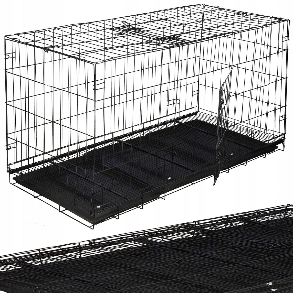 DOG FARM PUPPIES PLAYPEN CATWALK CAGE 130x60x70 FOLDING LARGE Packaging status original