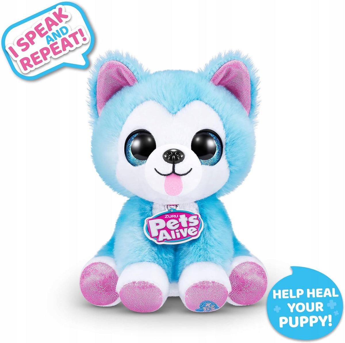 DOG INTERACTIVE TALKING STUFFED ANIMAL 17cm DOG SET FREEBIE DOG