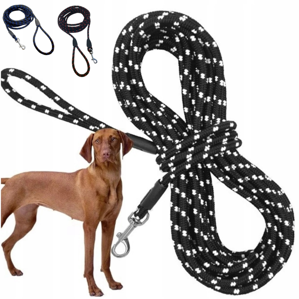 DOG LEASH 10M LONG STRONG ROPE TRAINING ROPE THICK DURABLE XXL