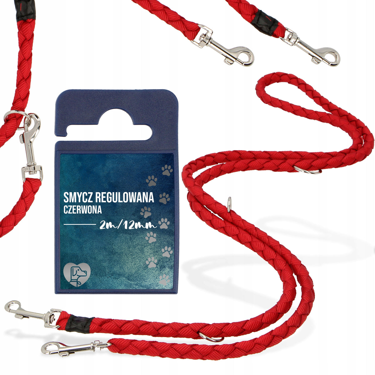 DOG LEASH 2 M TRAINING ADJUSTABLE RUNNING STRONG LIGHT ROPE 5F