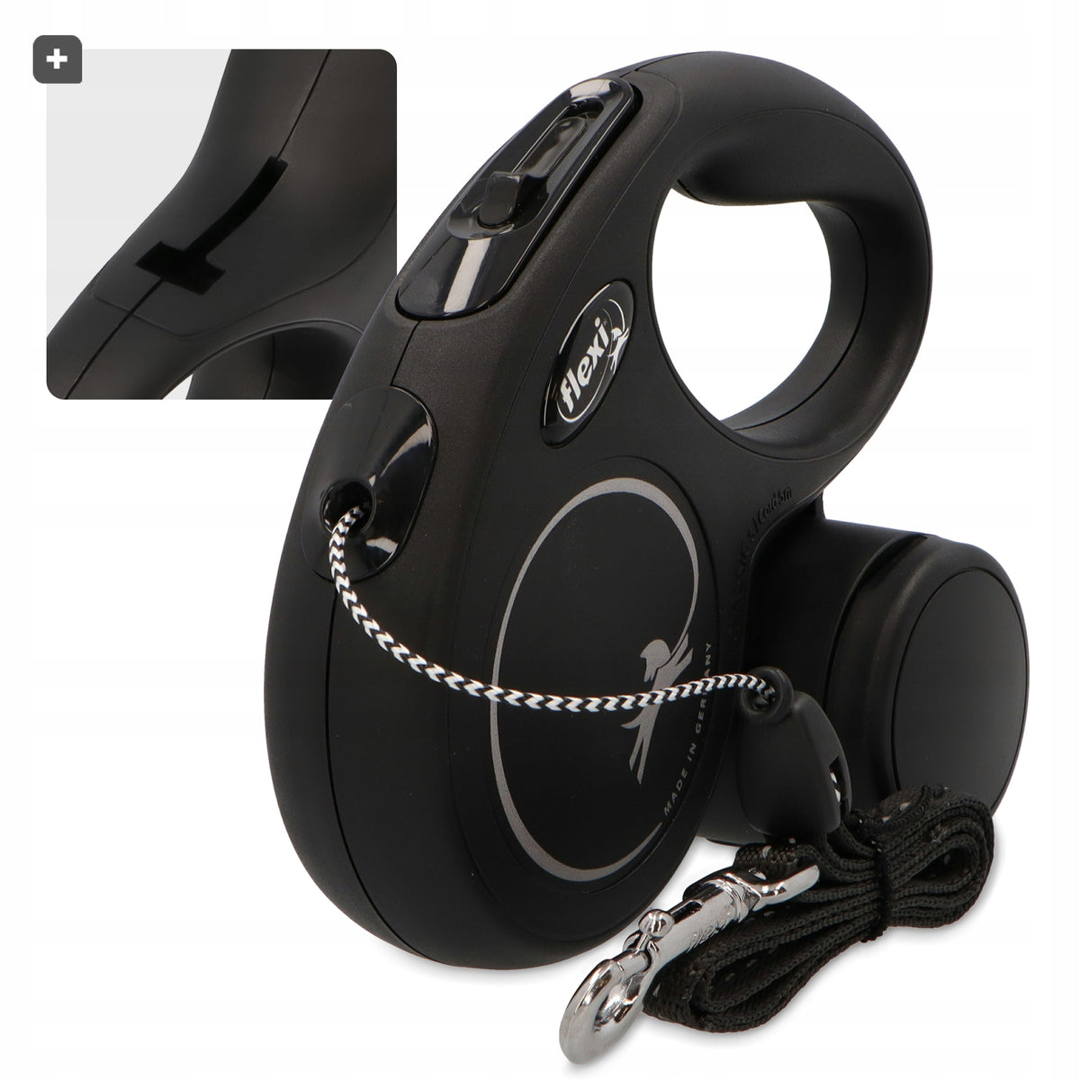 DOG LEASH AUTOMATIC 5m Cable CONTAINER BAGS for Dog Feces MULTI 3O Brand Flexi