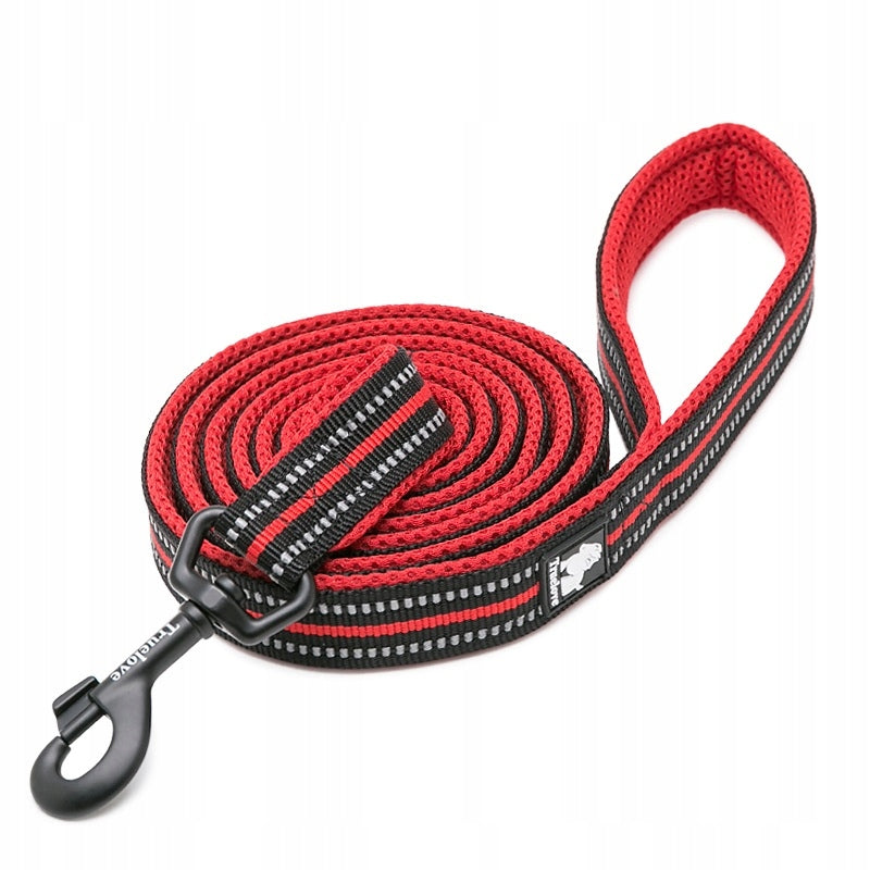 DOG LEASH REFLECTIVE STRONG TRUELOVE ACTIVE RED 200CM SIZE S Brand Truelove