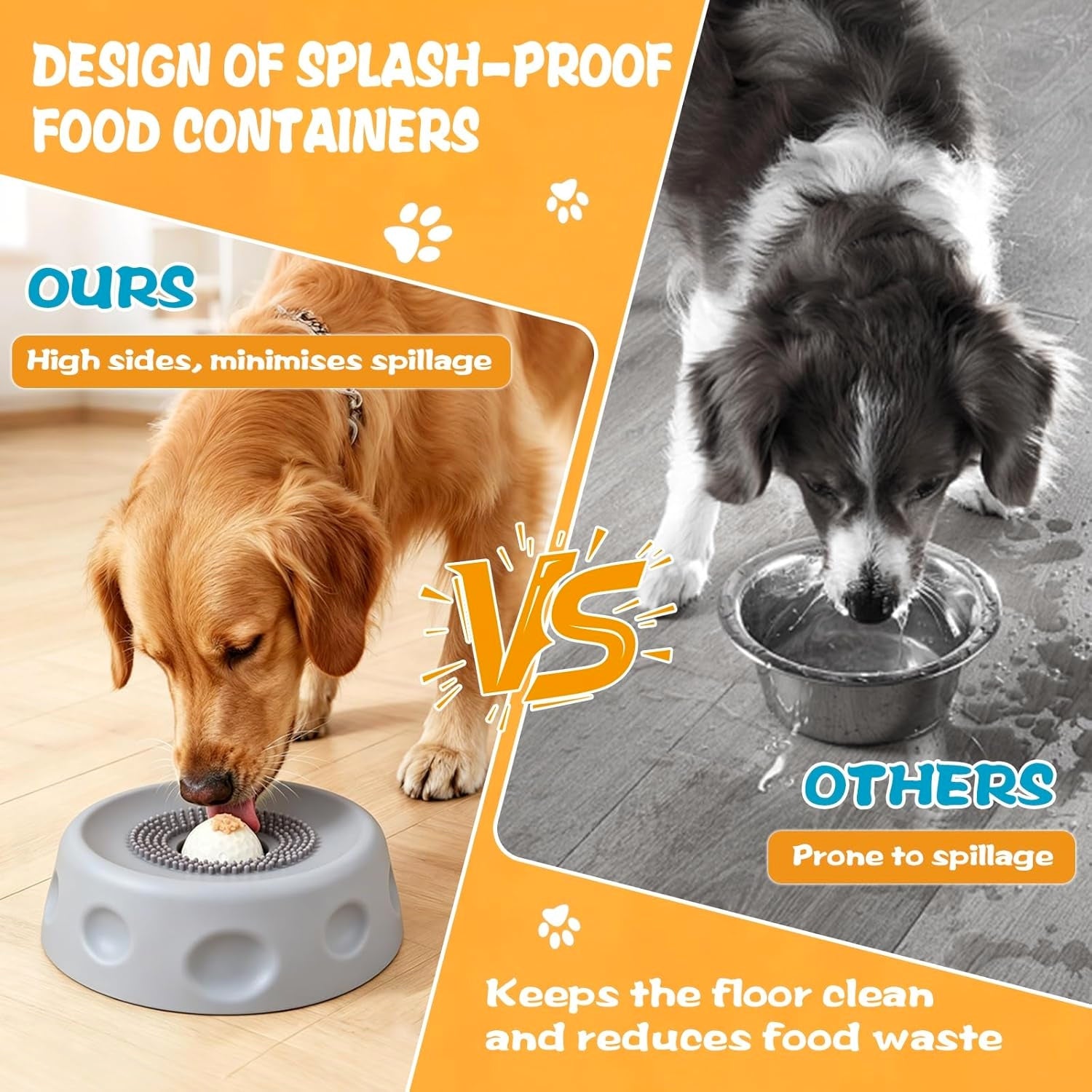 DOG LICKING BOWL WITH SUCTION CUP AND SLOW FOOD BALL Brand Zwierzovo