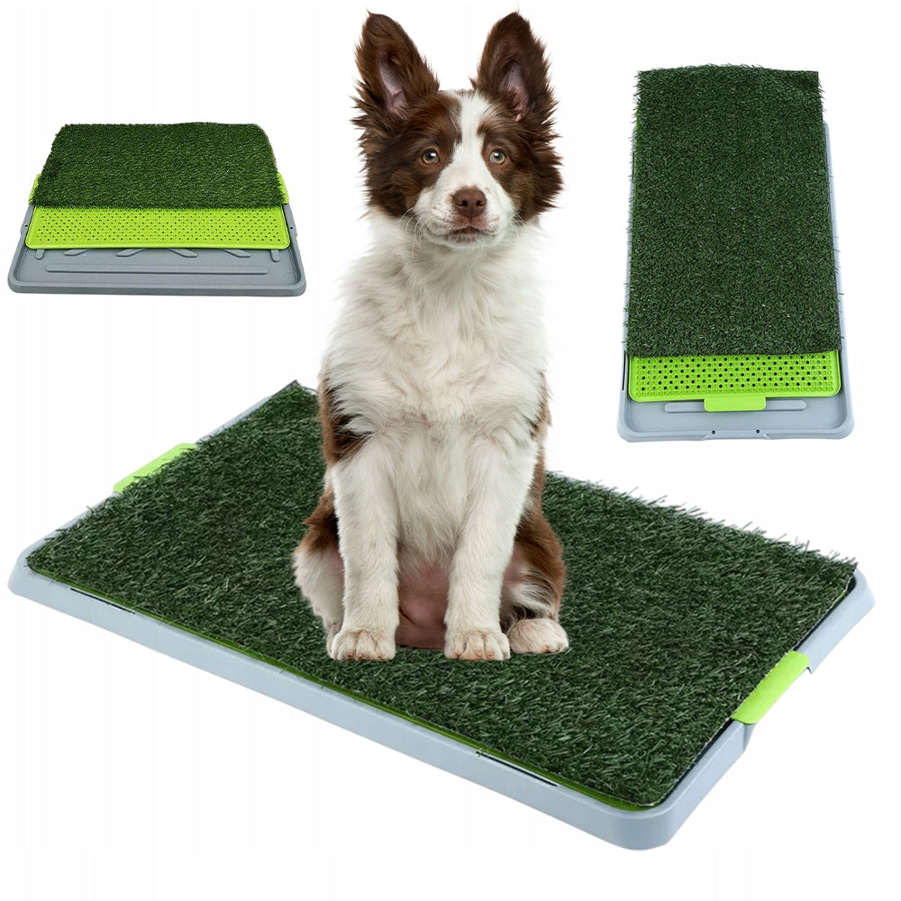 DOG LITTER BOX FOR PEEING ARTIFICIAL GRASS HOME TRAINING URINE TANK