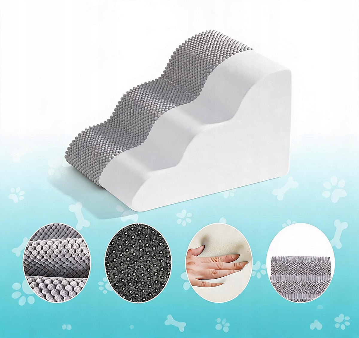 DOG STAIRS 3 DEGREES MILD STABLE WITH NON-SLIP BOTTOM Manufacturer code 5906109611404