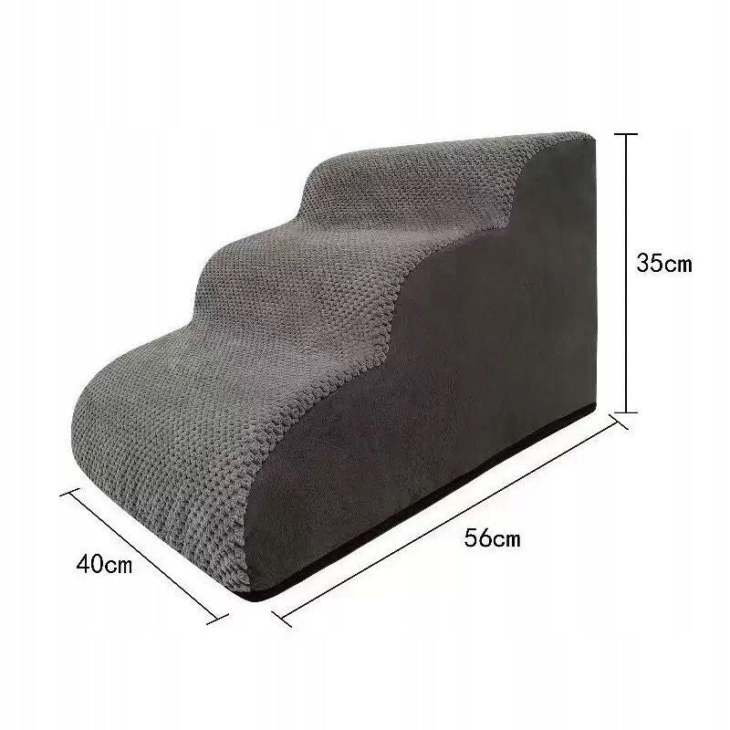DOG STAIRS FOR CLIMBING PLATFORM 3 DEGREES 35 CM MILD STABLE RAMP Manufacturer code Schodki Dla Psa Łagodne 3 stopnie