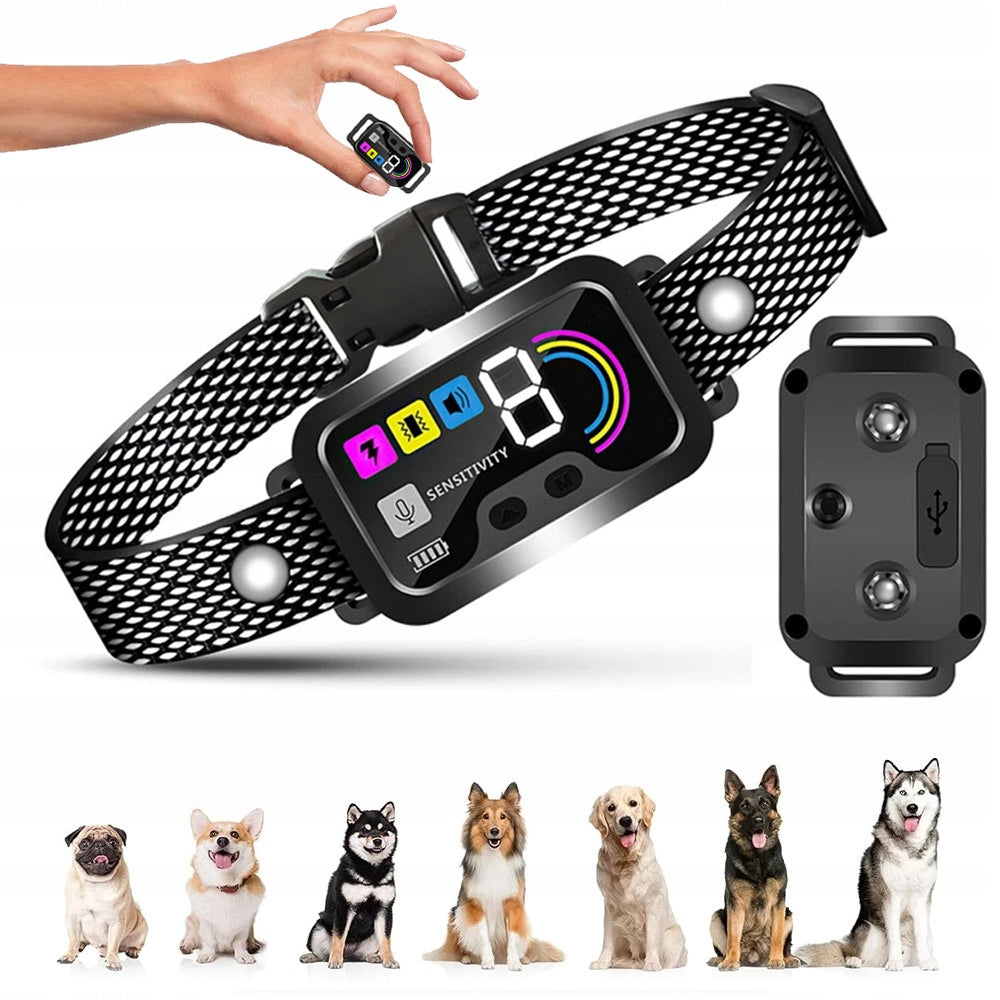 DOG TRAINING COLLAR 8 MODES ADJUSTABLE WATERPROOF IN Microphone