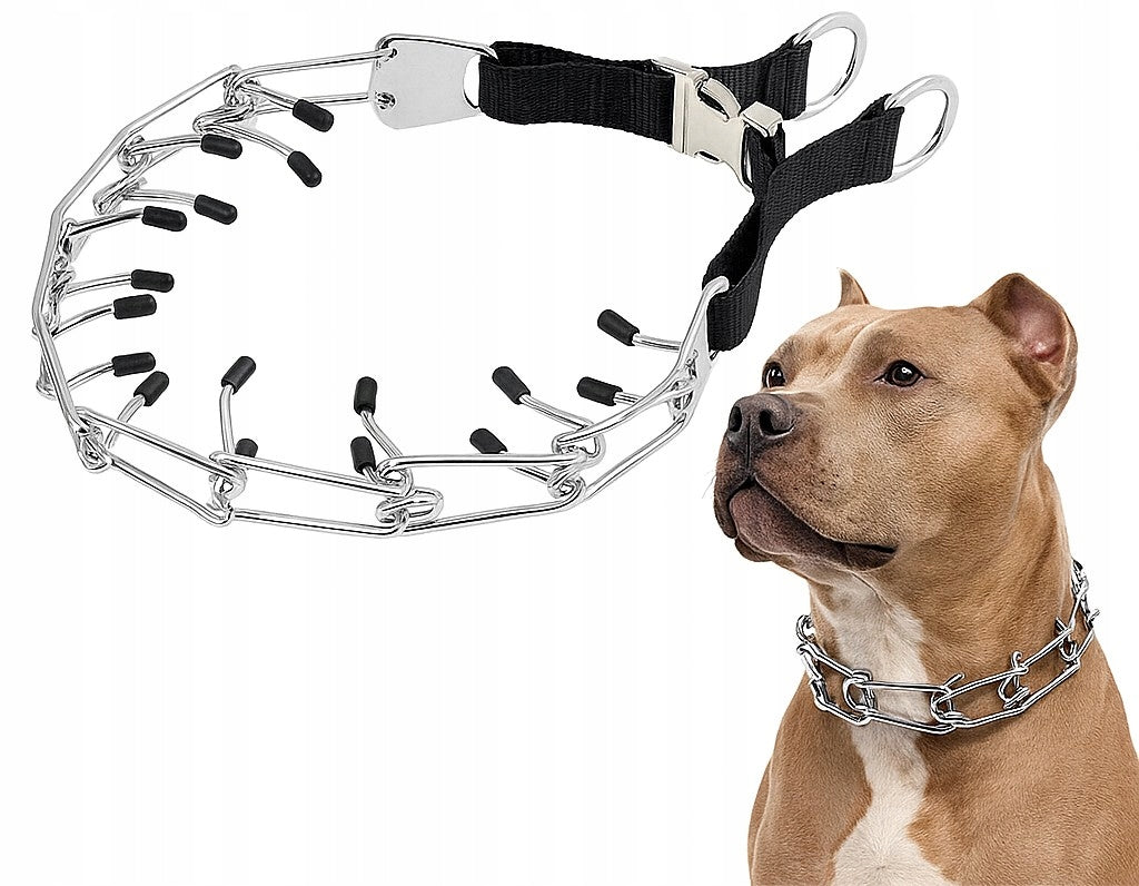 DOG TRAINING EARRING WITH SPIKE COVERS STEEL BUCKLE XL Manufacturer code 5905249851299