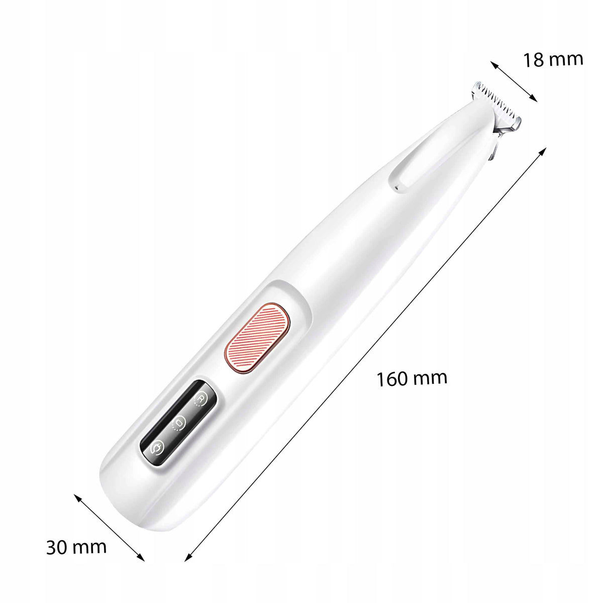 DOG TRIMMER FOR PAWS CAT HAIR CLIPPER QUIET OPERATION LED 500mAh Manufacturer code MASZYNKA DO STRZYŻENIA PSÓW KOTÓW TRYMER LED