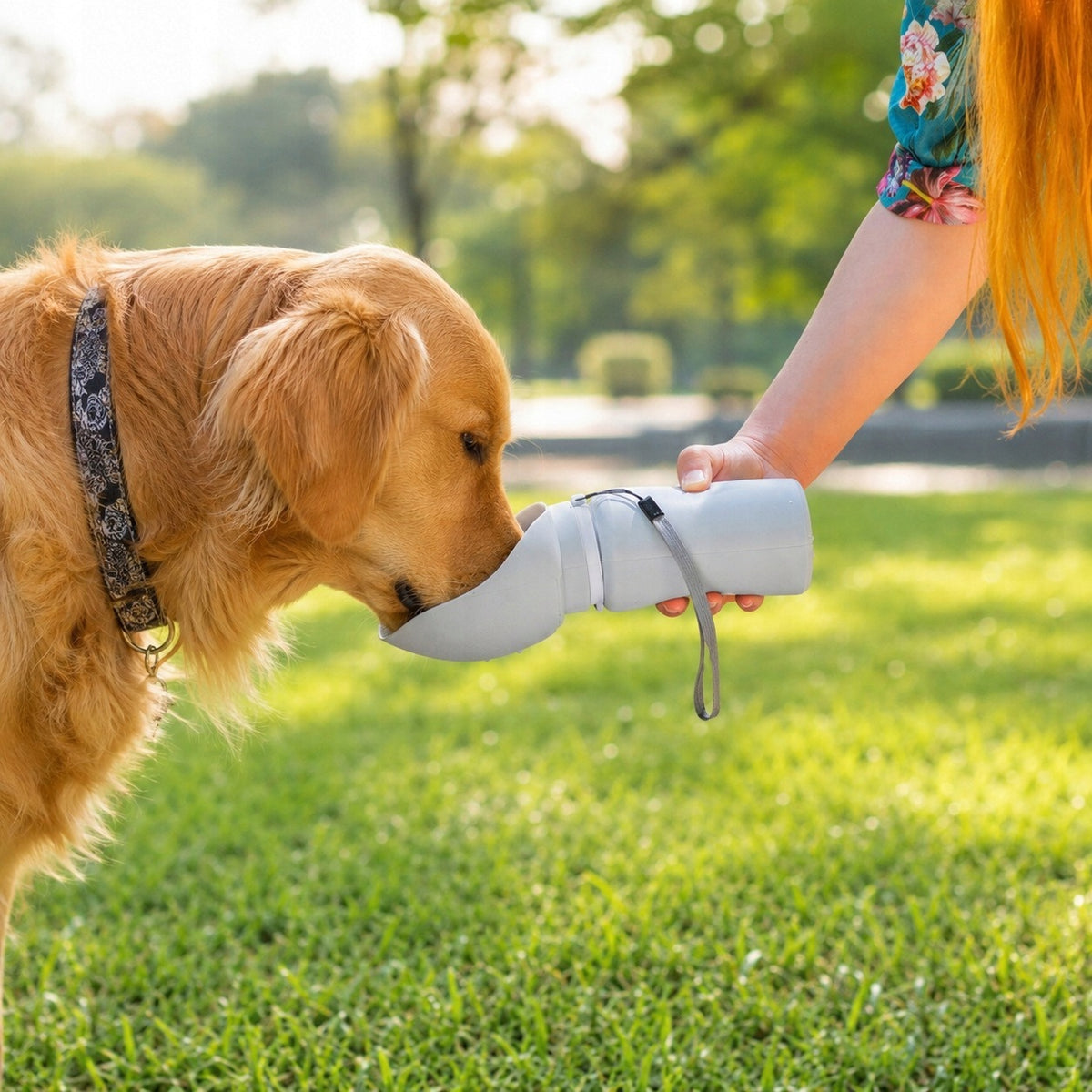DOG WATER BOTTLE DRINKER WITH BOWL PORTABLE FOLDING 0,55L Manufacturer code PRAKTYCZNE DAZA POIDŁO TURYSTYCZNE PETS