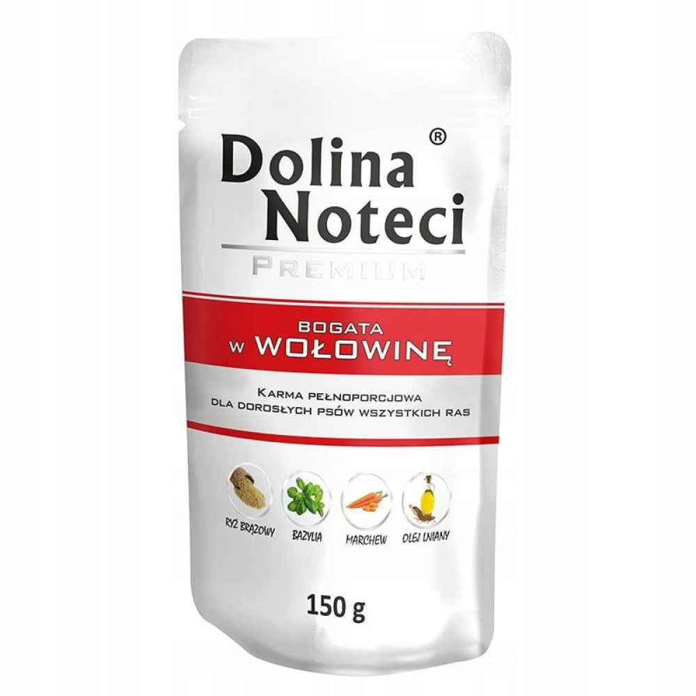 DOLINA NOTECI Premium mix of flavors wet dog food 30x150g Brand Dolina Noteci