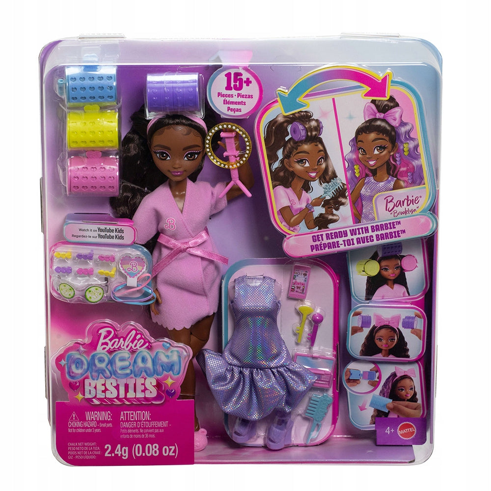 DOLL BARBIE DREAM BESTIES BROOKLYN Get ready with me, set with clothes Packaging status original