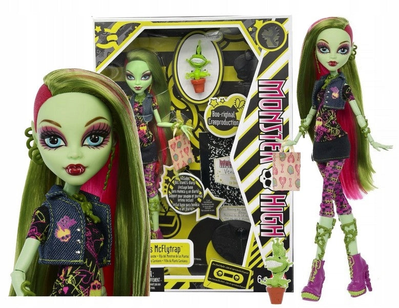 DOLL MONSTER HIGH REPRODUCTION Venus McFlytrap daughter of the Plant Monster