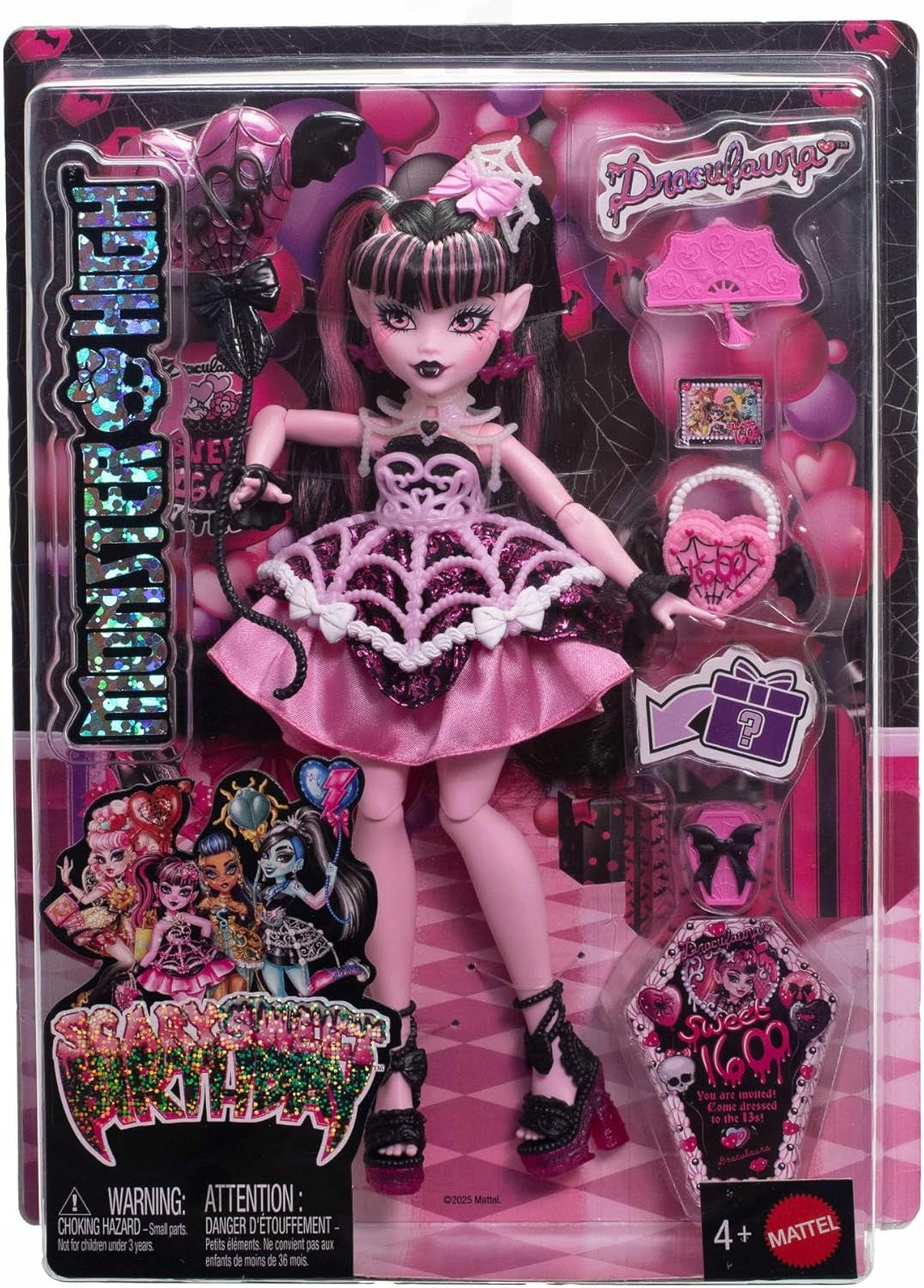DOLL MONSTER HIGH SCARYSWEET BIRTHDAY Draculaura Packaging status original