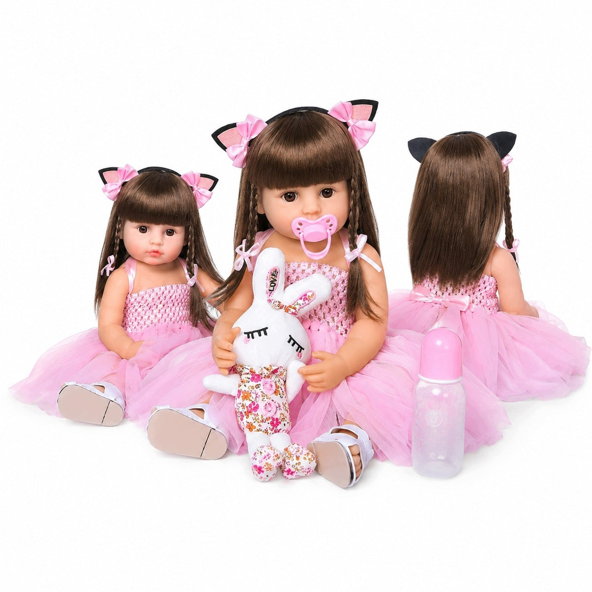 DOLL REBORN GIRL 55CM REALISTIC LIKE A LIVE BABY