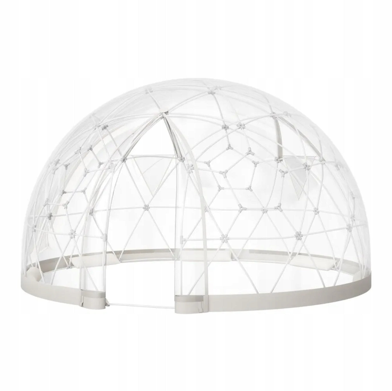 DOME GARDEN TENT 2,9 M TRANSPARENT PVC 2-4 PERSONS Packaging status original