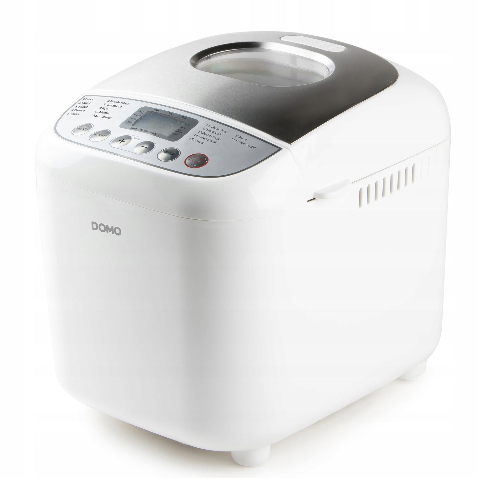 DOMO B3976 Bread Maker BAKING MACHINE 600W White 541D499 Brand Domo