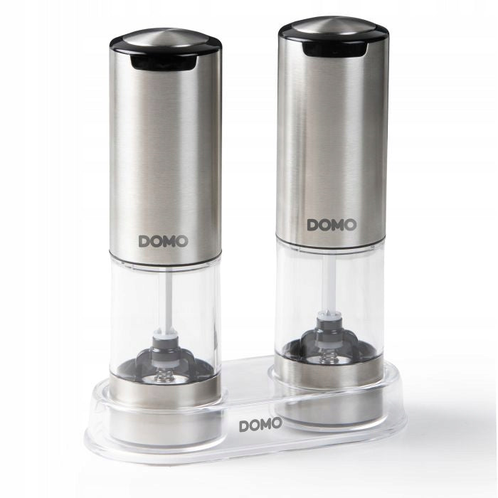 DOMO DO3102 Electronic Salt and Pepper Grinder, 95 ML , USB-C