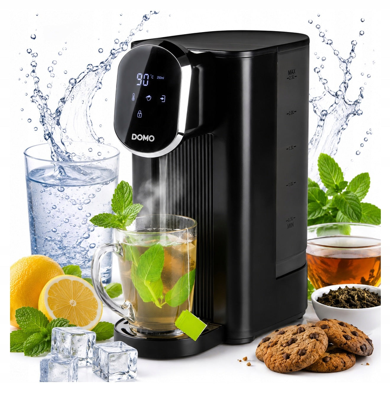 DOMO DO524WK Aqua Express Hot Water Dispenser 2,5L 2600W