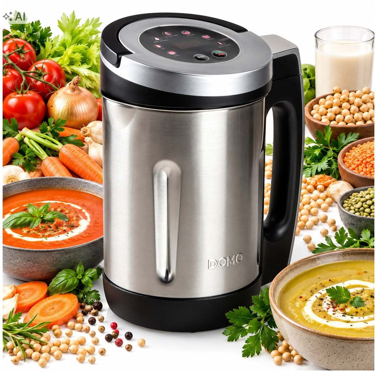 DOMO DO716BL blender mixer for cooking soup, soup maker